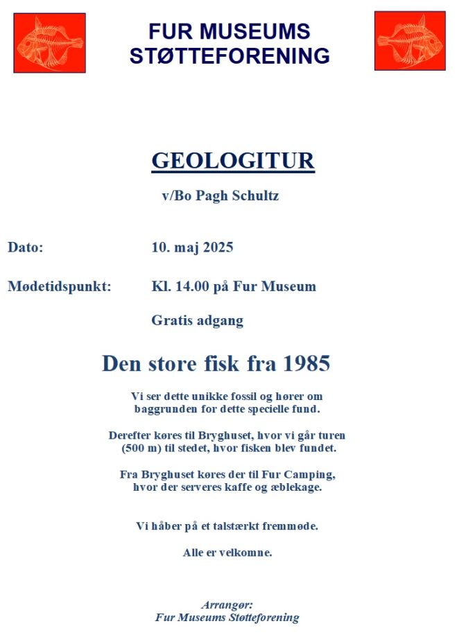 GEOLOGITUR  v/Bo Pagh Schultz - 10. maj 2025