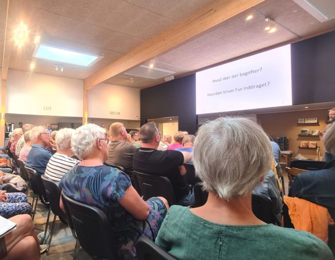 Referat fra borgermøde om UNESCO og trafikken til/fra Fur - den 24. juni
