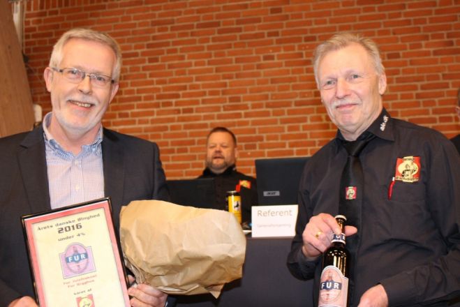 Fur Bryghus modtager pris​ for øl