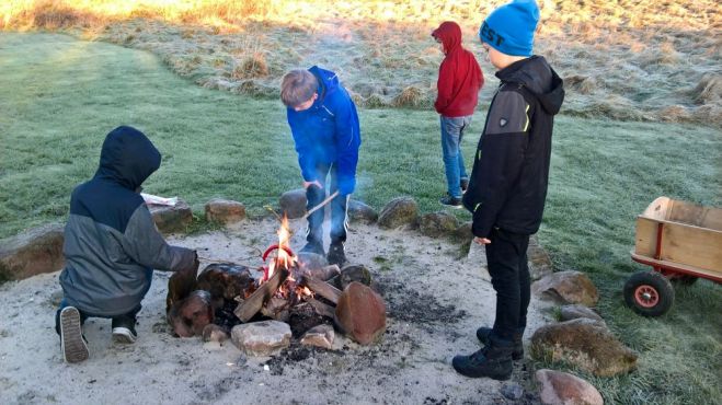 Julefest for "Sjov Fredag" på Fur Lejrskole