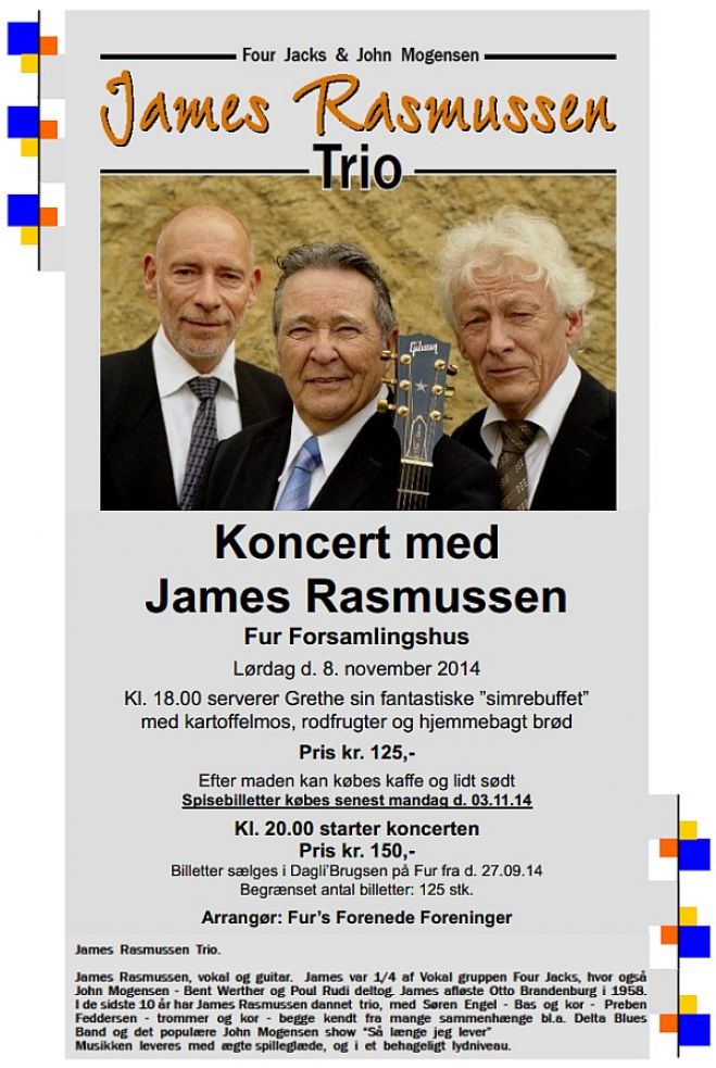 James Rasmussen Trio spiller på Fur