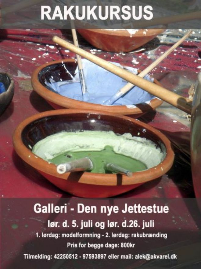 Raku kursus på Fur