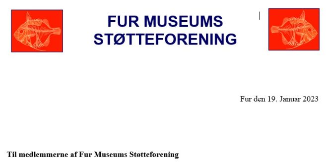 Fur Museums  Støtteforening - 2023 Nytårshilsen