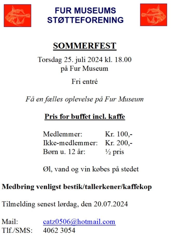 Fur Museums Støtteforening - Sommerfest
